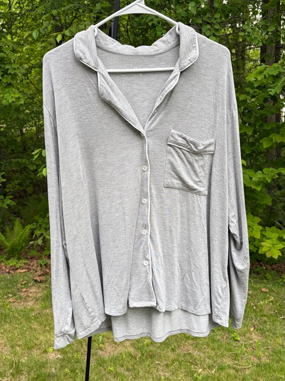 Quince Matching Bamboo 2 Piece Pajama Set Size XL - Picture 6 of 15